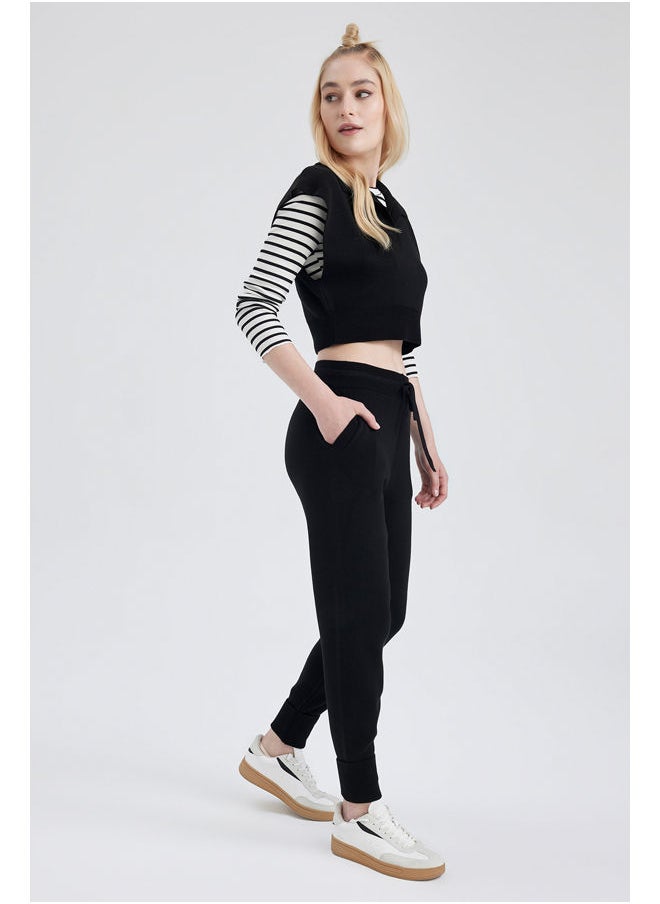 DeFacto - Woman Jogger Fit Tricot Trousers - Image 1