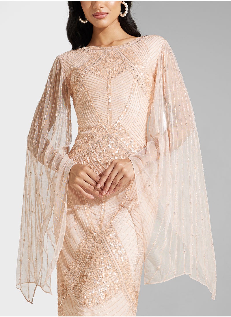 Amelia Rose Embellished Dress  - Image 3