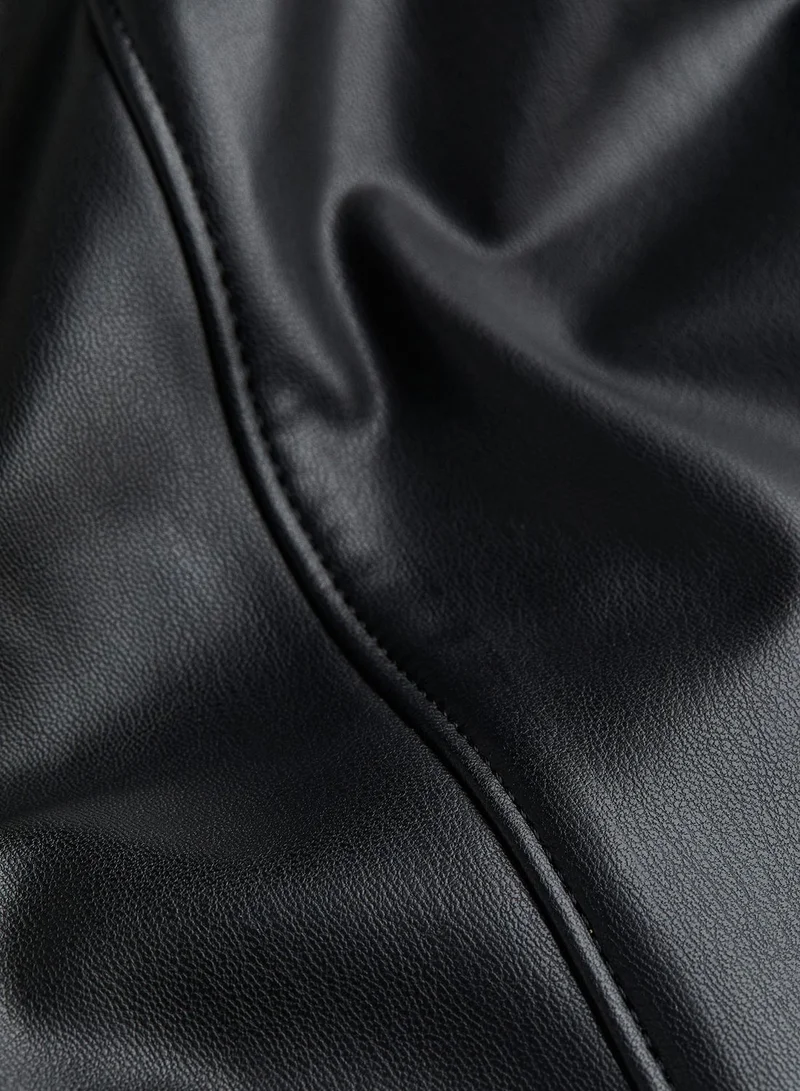H&M Pu High Waist Leggings