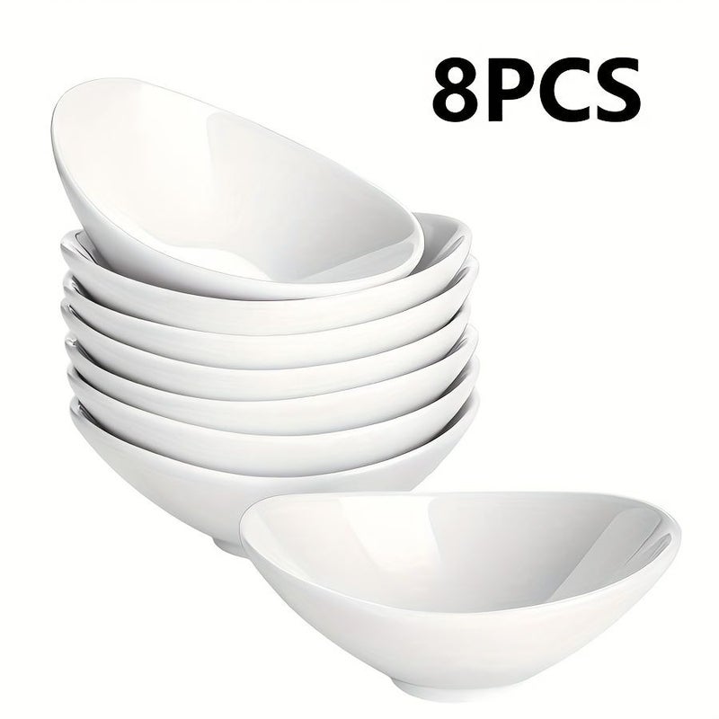 8 Pcs 3 Oz Ceramic Bowl for Dipping Sauces Side Dishes Sushi - Image 1