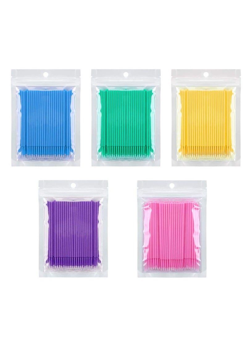 Tbestmax 500 Pcs Micro Applicator Brush, Micro Swabs, Disposable Eye Lashes Mascara Wands for Eyelash Extension Tbestmax  - Image 1