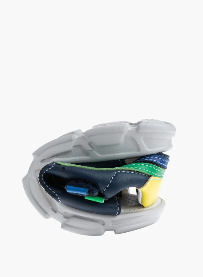 Pablosky Boys' Stitch Detail Floaters With Hook And Loop Closure