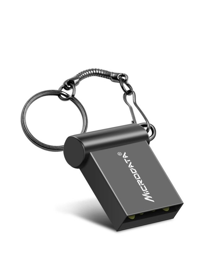 BURAQ MiCRODATA 4GB USB 2.0 Computer and Car Two-use Mini Metal U Disk (Black) - Image 2