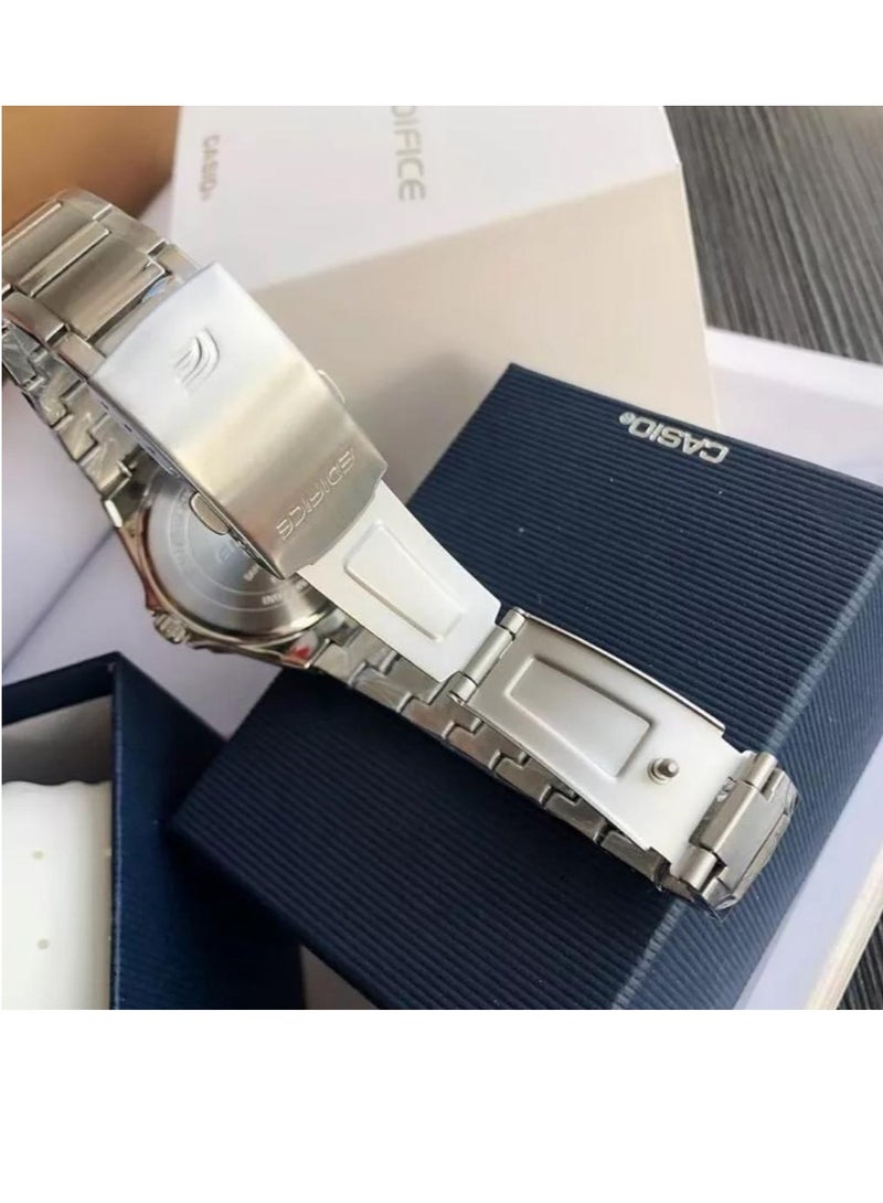 CASIO Edifice EFR-S108D-7AVUDF Analogue White Dial Men's Wrist Watch - Image 2