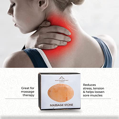 Malowal Himalayan Rock Salt Manual Whole_Body Handheld Massager Stone Bar Himalayan Crystal Salt Stones for Wellness Natural Healing and Relaxation (1 Pcs, Massage Stone Bar) - Image 2