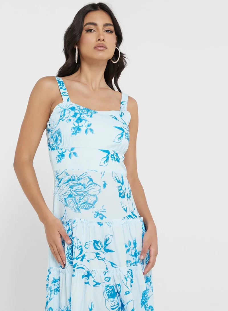 ELLA Floral Tiered Dress