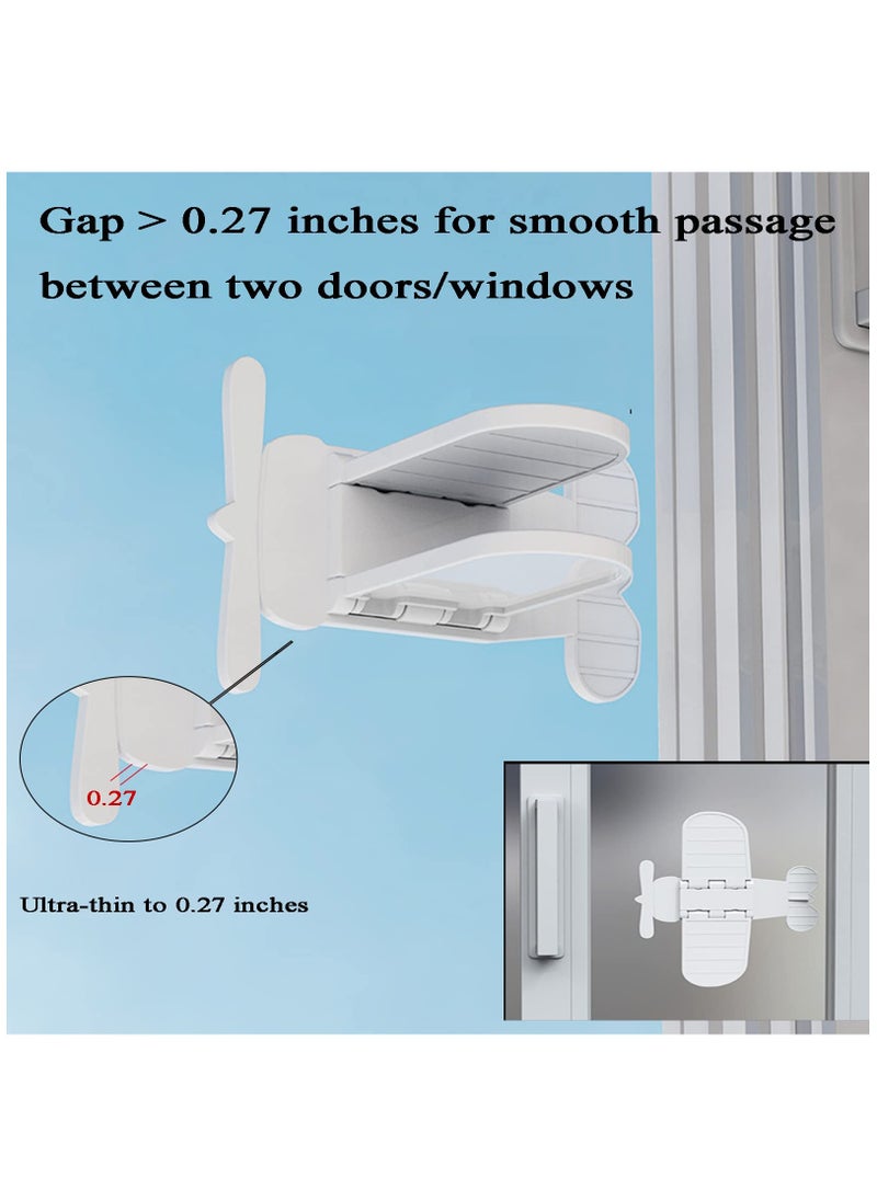Excefore Sliding Door Child Lock, 4 Pack Sliding Glass Door Child Safety Lock, Window Child Safety Locks, Sliding Door Lock for Child Safety  - Image 5