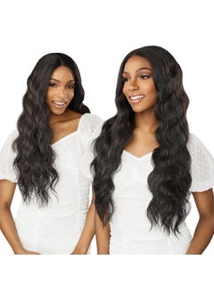 Sensationnel Sensationnel Dashly wig - unit 35 non lace cap ready to wear ear to ear lacepart synthetic (1 JETBLACK) 