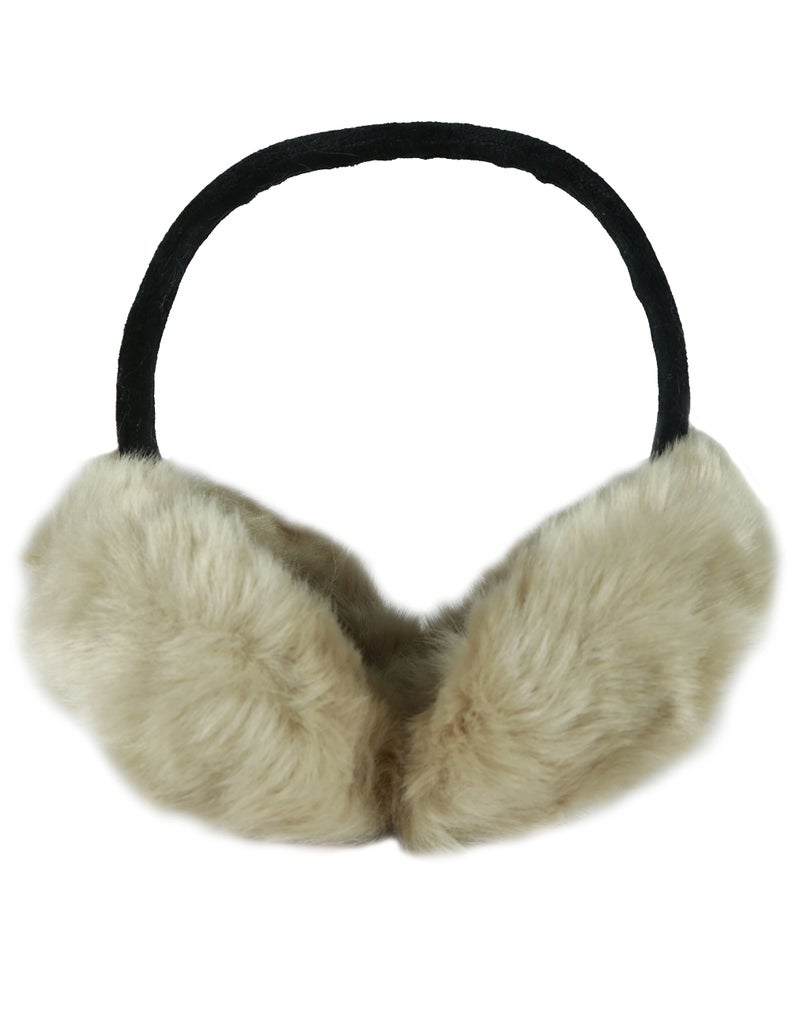 FabSeasons Faux Fur Winter Outdoor Accessory Foldable Ear Muffs/Warmer for Girls & Women for protection from Cold, Ideal Head/Hair Accessory during winters - Image 4