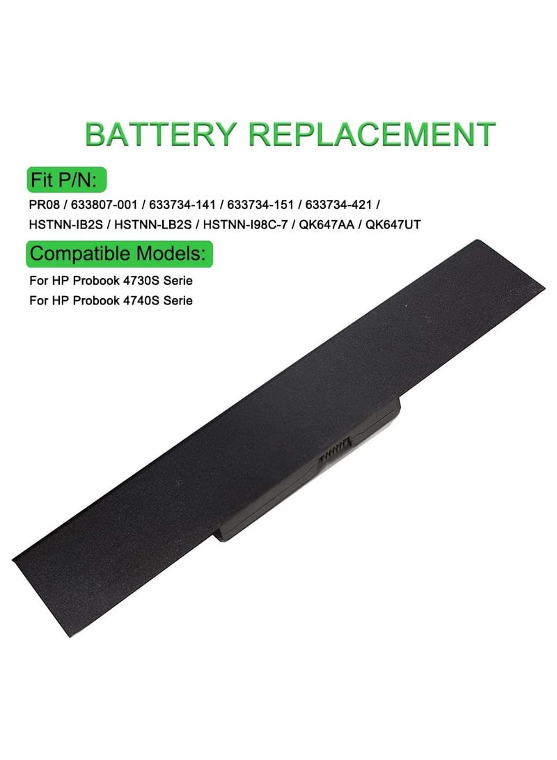 Laptop Battery Replacement Compatible with HP – 14.4V – Models 633807-001 / 633734-141 / 633734-151 - Image 3