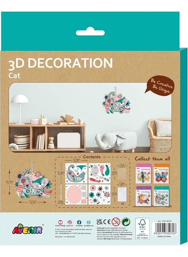 Avenir 3D Decoration - Cat Kit - Image 4