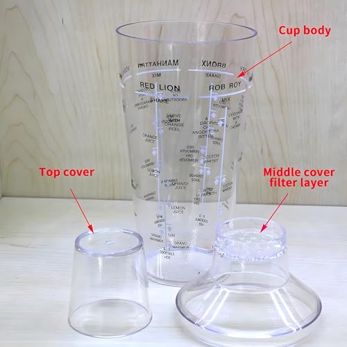 24x7 eMall Cocktail Shaker, Cocktail Making, Drink Mixer Wine Beverage Shaker with Scales, Large Capacity for Drinks Bar Accessories Home Use with Recipes Newcomer - Image 5