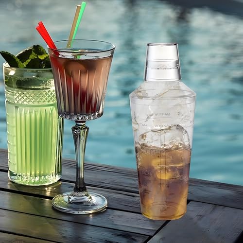 24x7 eMall Cocktail Shaker, Cocktail Making, Drink Mixer Wine Beverage Shaker with Scales, Large Capacity for Drinks Bar Accessories Home Use with Recipes Newcomer - Image 3