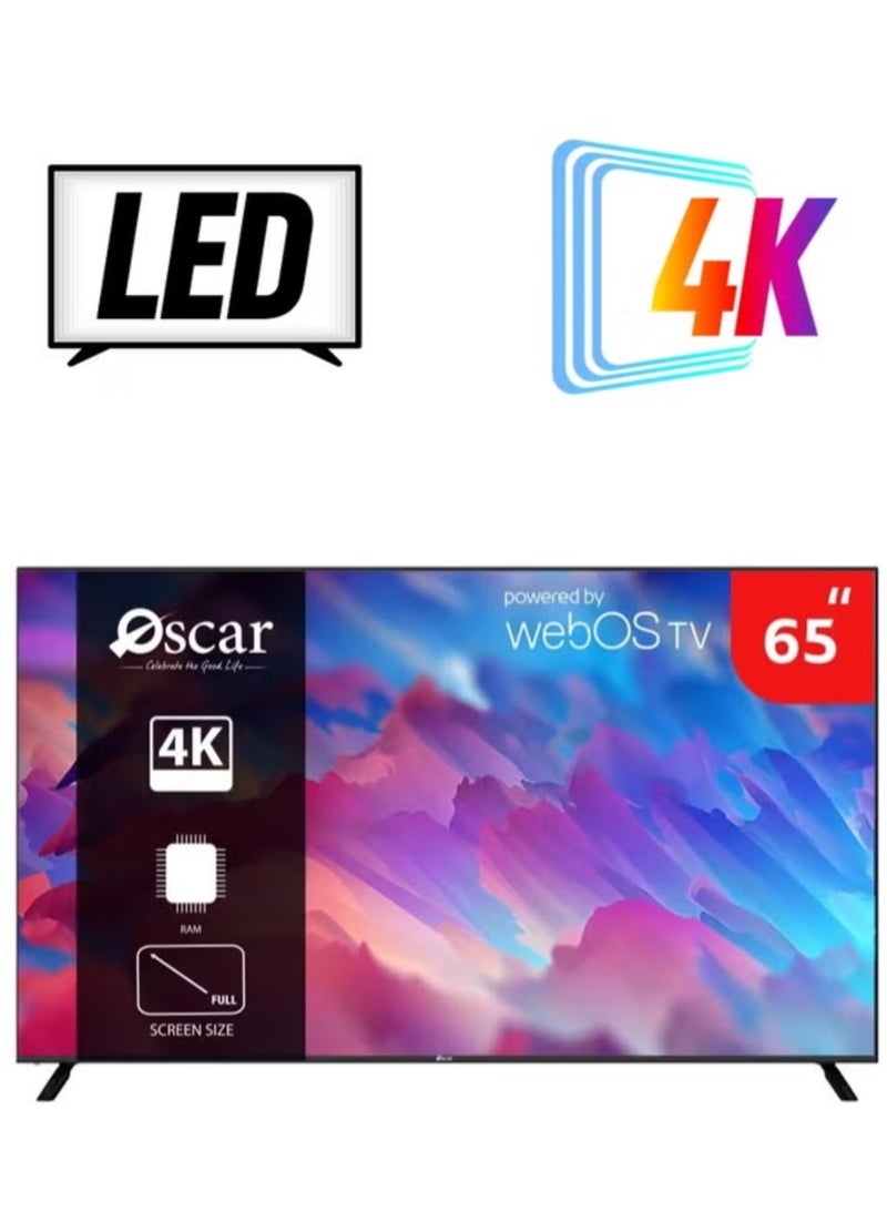 Oscar 65-inch Smart TV with WebOS 60Hz OS65LW4KM - Image 1