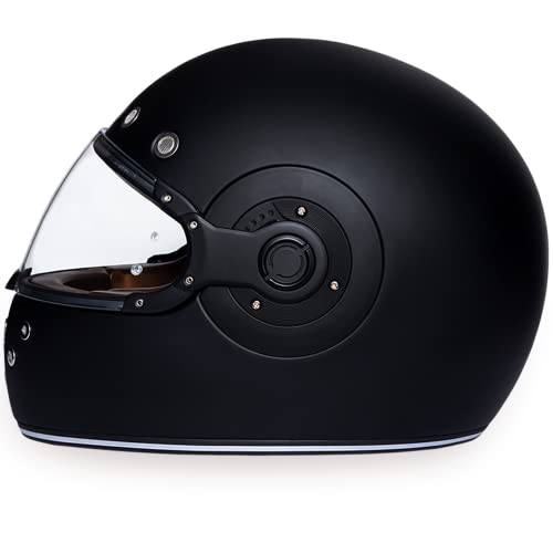 Daytona Helmets Retro Full Face Motorcycle Helmet - DOT Approved Vintage Helmet for Motorcycles, Cruisers, Scooters & Mopeds - Retro Motorcycle Helmets for Men, Women and Youth - Image 2