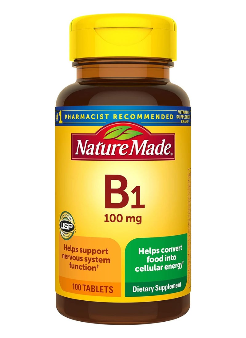 Nature Made - Vitamin B1 100 Mg Tablets 161529 - Image 1