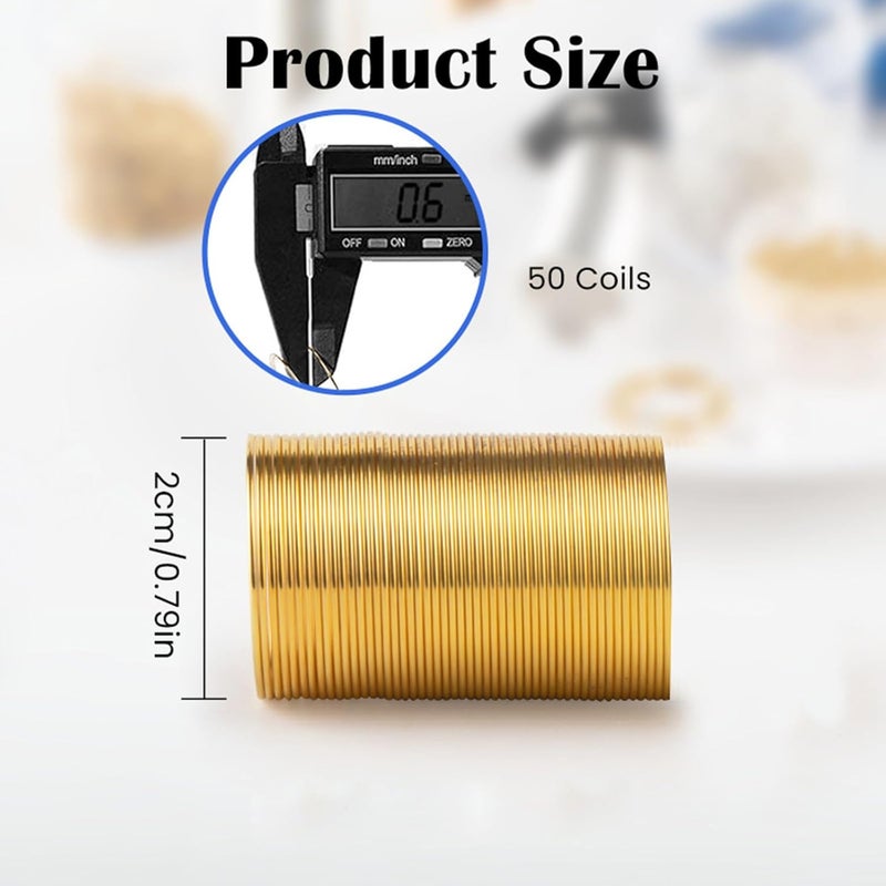 6 قطعة مجموعة 20 ملم قطر سلك الذاكرة الفولاذي أدوات صنع المجوهرات وملحقات التوصيل - Image 4