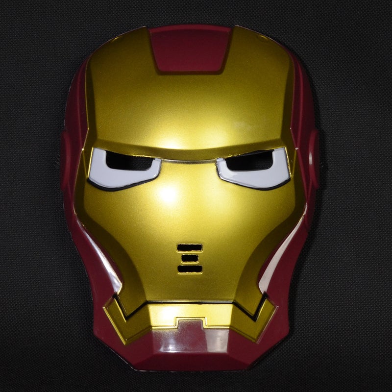 Avengers Star Wars Kids Captain America Iron Man Superman Hulk Halloween Dress Up Costume Red Iron Man Mask 