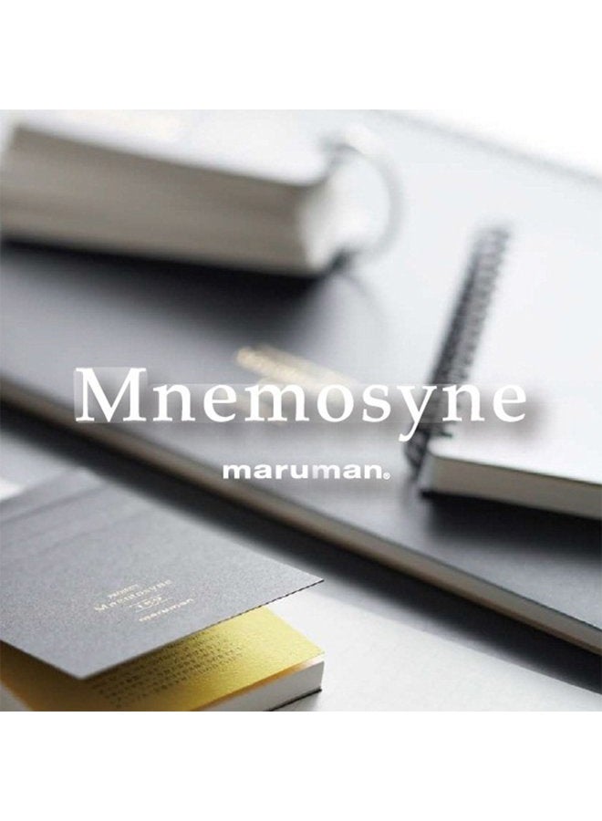 Maruman Mnemosyne A5 Notepad 5.8" x 8.3" 7mm Ruler Divisions 24 Lines x 80 Sheets - Image 3