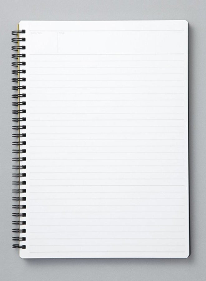 Maruman Mnemosyne A5 Notepad 5.8" x 8.3" 7mm Ruler Divisions 24 Lines x 80 Sheets - Image 4
