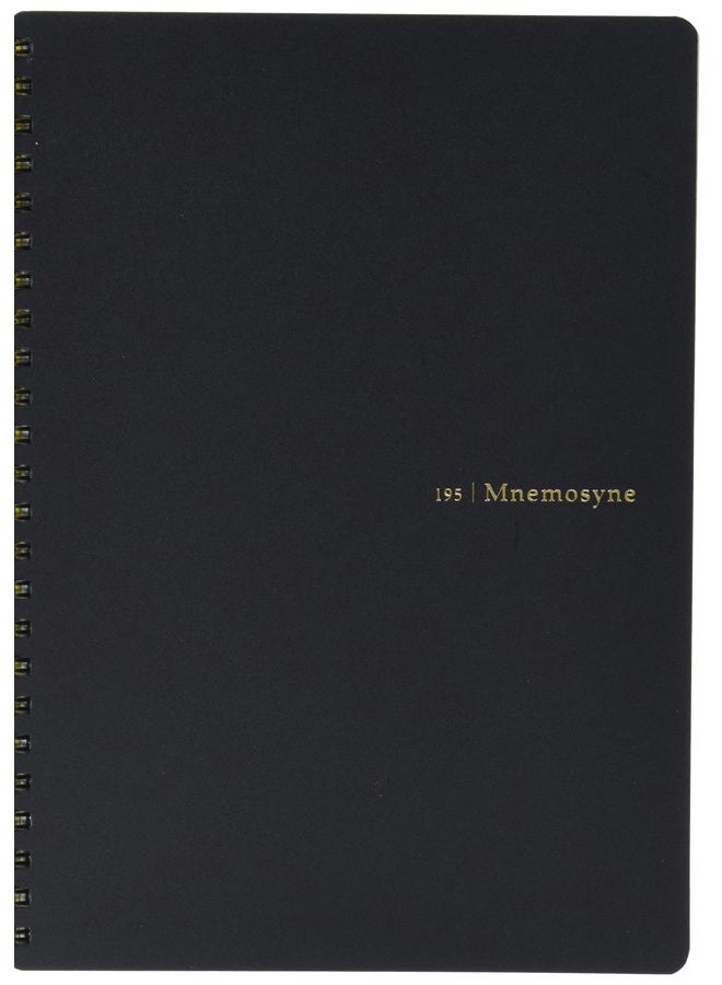 Maruman Mnemosyne A5 Notepad 5.8" x 8.3" 7mm Ruler Divisions 24 Lines x 80 Sheets - Image 1
