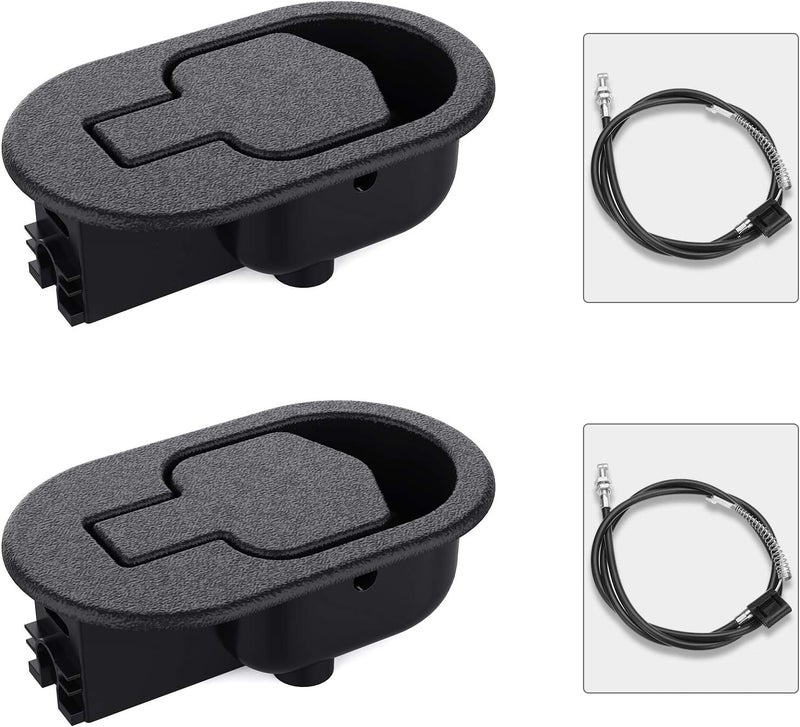 Baridwon 2 Set Recliner Replacement Parts, Durable Recliner Release Pull Handle with Recliner Pull Cable, Repair Replacement Parts Compatible with Most Furniture of Recliner Chair Sofa Couch - Image 1