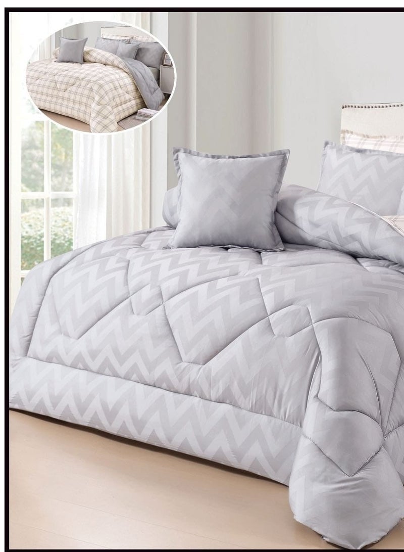 5-piece single bedsheet set, medium filling, summer style, plain, microfiber material - Image 2