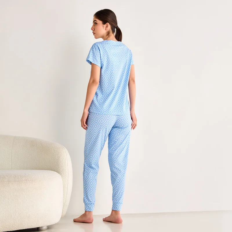 Splash FAV Printed Pyjama Set