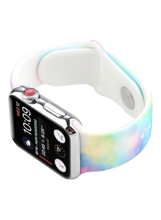 HuHa Ethnic Replacement Watchband For Apple Watch Series 1/2/3/4/5/6/7/SE 38-40-41mm Multicolour - Image 3