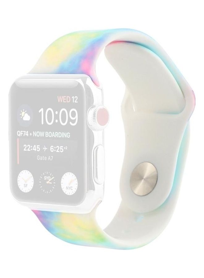 HuHa Ethnic Replacement Watchband For Apple Watch Series 1/2/3/4/5/6/7/SE 38-40-41mm Multicolour - Image 1