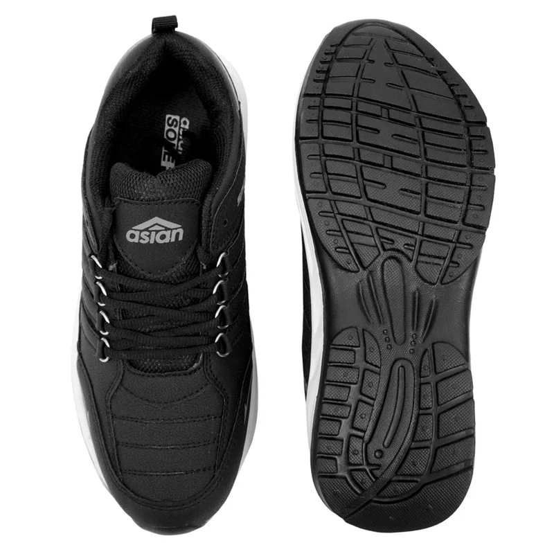 Asian Black Sports Sneakers for Men and Boys