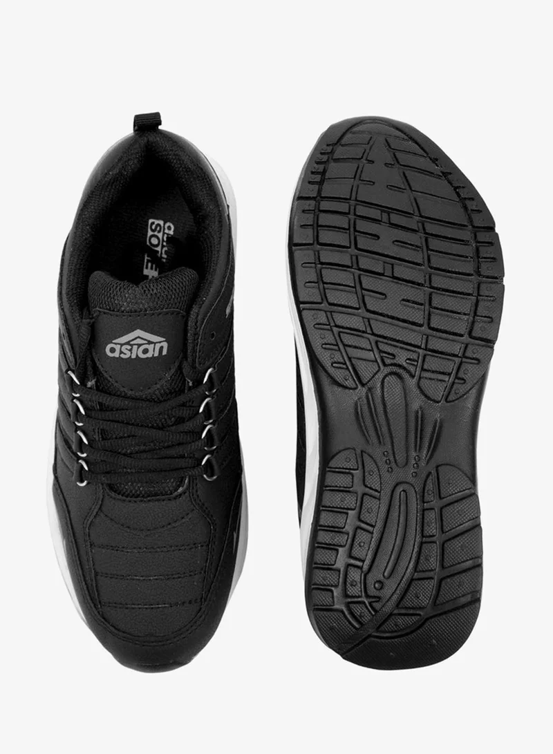 Asian  Black Sports Sneakers for Men and Boys for Men | Best Price UAE