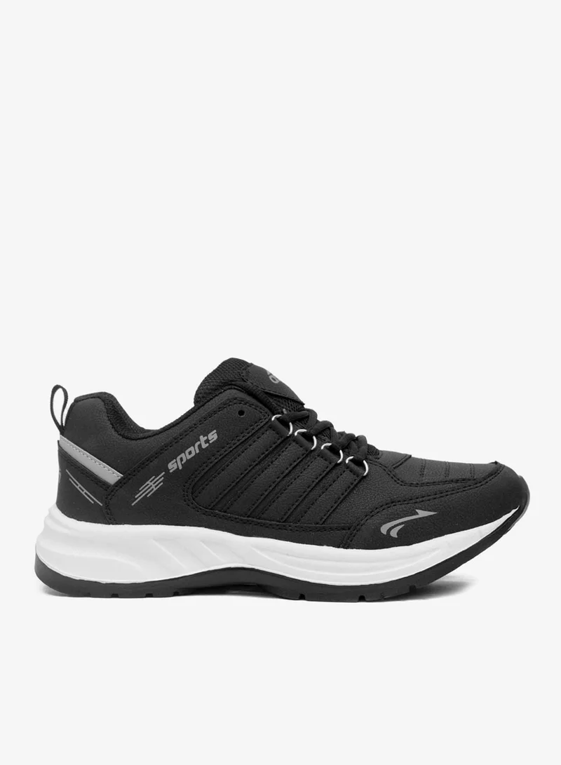 Asian  Black Sports Sneakers for Men and Boys for Men | Best Price UAE
