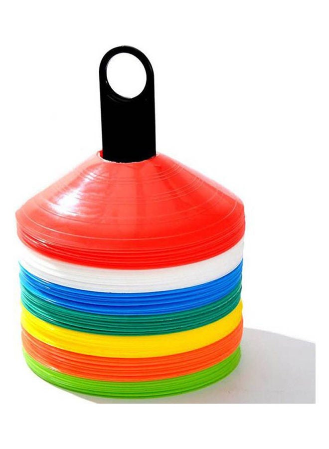 NIBEMINENT 10Pcs Football Training Round Mouth Sign Dish Straw Hat Flying Saucer Mark Obstacle Board Road Corner Cone Equipment - Image 1