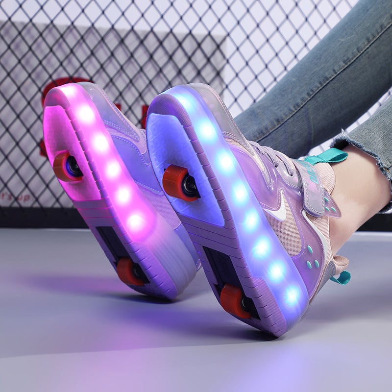 Fire Lego Heloo Shoes Roller Skating Shoes With Wheels Shoes Roller Shoes - Image 5