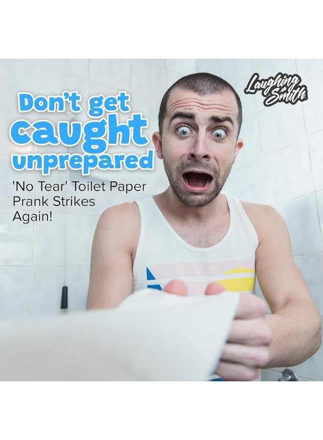 Laughing Smith ورق تواليت مزحة لا يتمزق - مزحة مستحيلة التمزق للبالغين والأطفال - Image 2