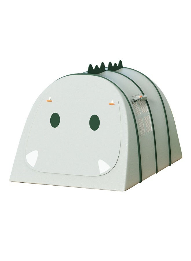 Children's small tent, indoor and outdoor, portable dollhouse, boys and girls' games, mosquito nets, ball pool, quick opening, children's fun little dinosaurs  - Image 1