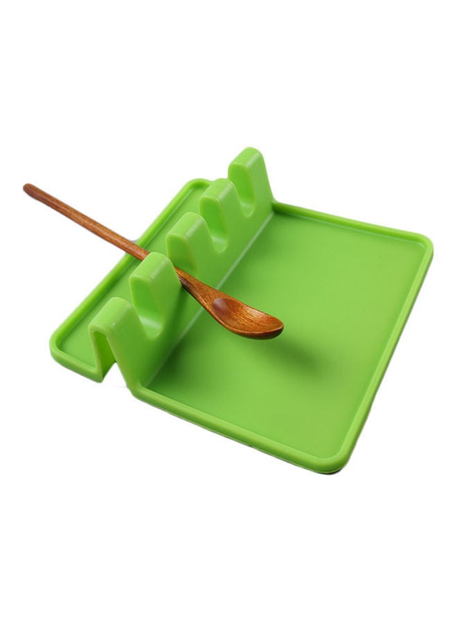 NIBEMINENT Silicone Spoon Holder Green  - Image 2