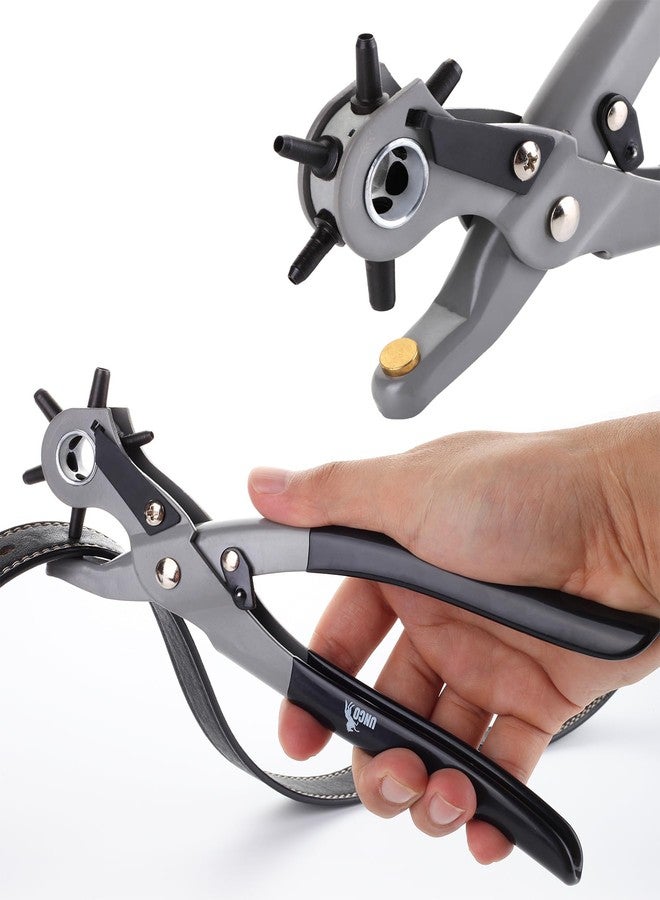 UNCO Leather Multi-Hole Puncher, Belt Punch Tool, Leather Hole Pricane - Image 1
