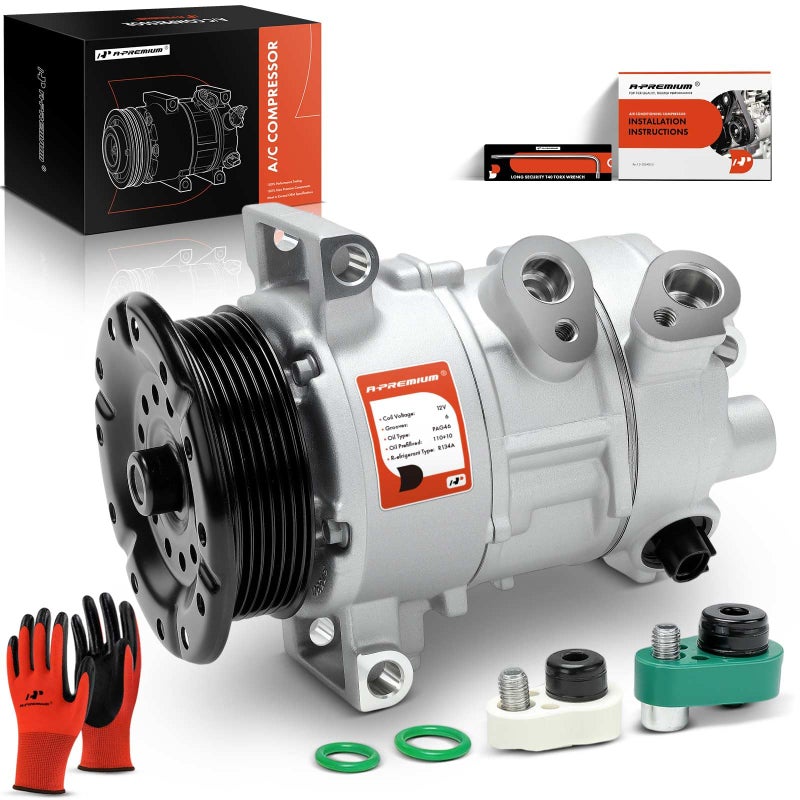 APremium Air Conditioner AC Compressor with Clutch Compatible with Jeep Compass 20072008 Patriot 20072008 Dodge Caliber 20072009 18L 20L 24L