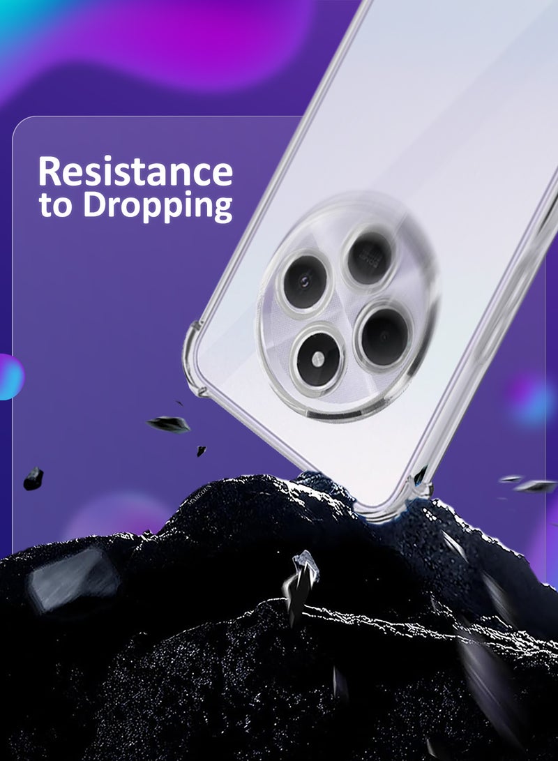 CATANES Gorilla Case for Redmi A4  Transparent Shockproof  Crystal Clear with Reinforced Corners - Image 2