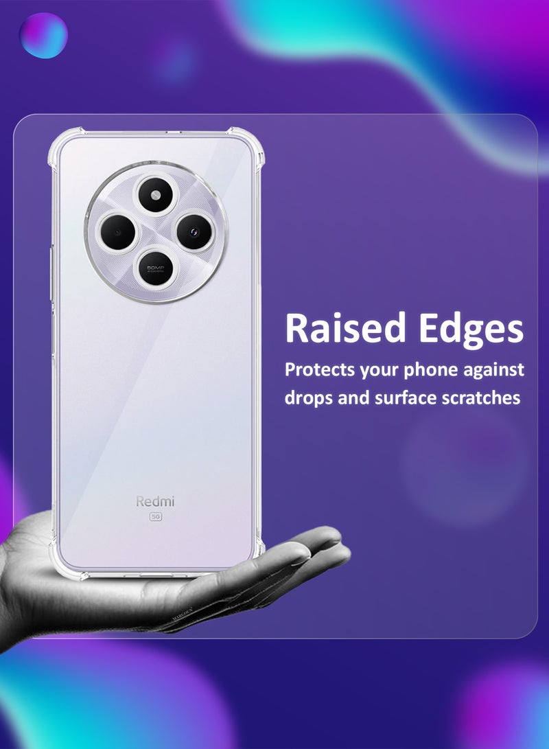 CATANES Gorilla Case for Redmi A4  Transparent Shockproof  Crystal Clear with Reinforced Corners - Image 3