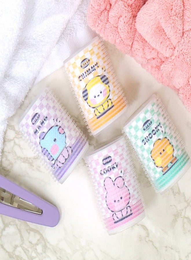 BT21 Minini Hair Roll, Cute Character Hair Rollers (RJ) - Image 5