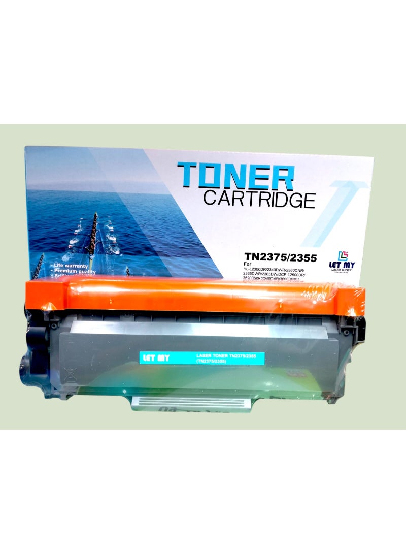 LET MY TN-2355/2375 High-Capacity Toner Cartridge for DCP-L2540 HL-L2320 L2365 and MFC-L2700 Printers -2600 pages - Image 3