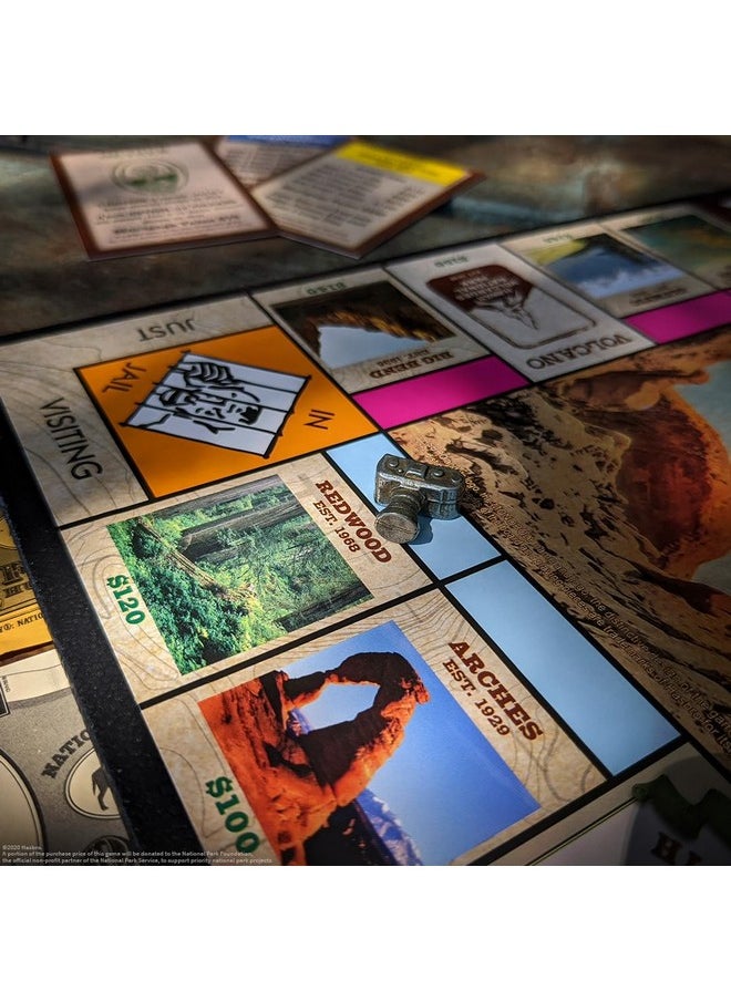 USAopoly Monopoly National Parks 2020 Edition | Featuring Over 60 National Parks from Across The United States | Iconic Locations Such as Yellowstone, Yosemite, Grand Canyon, and More | Licensed Monopoly Game  - Image 3