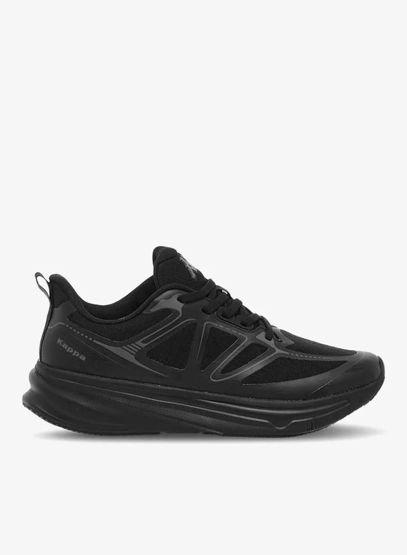Kappa BLACK Mesh Panel Detail Lace-Up School Sports Shoes for Women | Best Price UAE