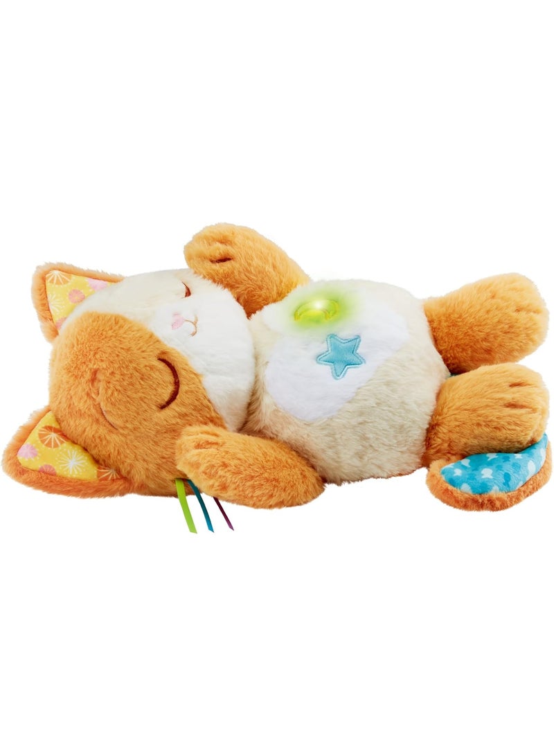 VTech Baby طقم القطط المهدئة من VTech للأطفال، قطة ناعمة ومهدئة مع 3 أوضاع للعب، أصوات طبيعية، خرخرة وحركة تنفس، لعبة تفاعلية، هدية للأطفال من 0، 3، 6، 12 شهرًا وما فوق، النسخة الإنجليزية - Image 4