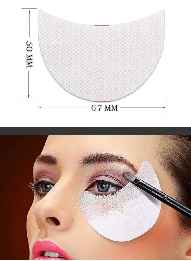 TRENZ - Eyeshadow Shields for Eye Makeup,Eyeshadow Pads Professional Stencils Lint Free Under Eye pads Under Patches Guards Prevent Makeup Residue - Image 1