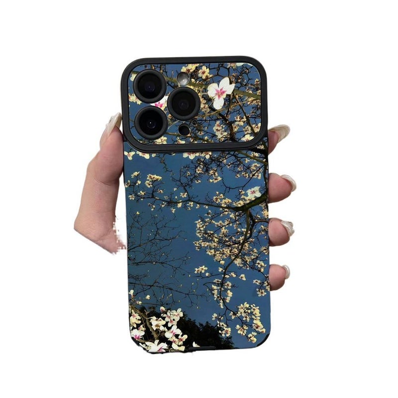 غطاء واقي، أبيض، TPU + PC، قبضة مضادة للانزلاق , حماية من السقوط، مقاوم للصدمات لـ iPhone 15 / 15 Plus / 15 Pro / 15 Pro Max مضاد للانزلاق من مادة TPU باللون الأبيض للمكتب - Image 1