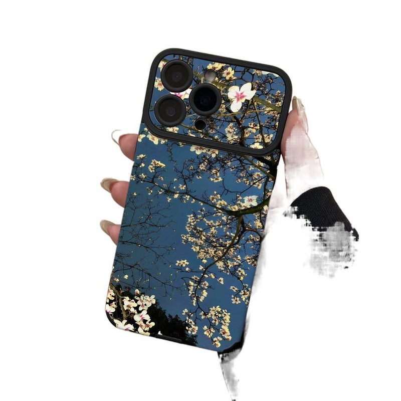 غطاء واقي، أبيض، TPU + PC، قبضة مضادة للانزلاق , حماية من السقوط، مقاوم للصدمات لـ iPhone 15 / 15 Plus / 15 Pro / 15 Pro Max مضاد للانزلاق من مادة TPU باللون الأبيض للمكتب - Image 3